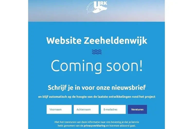 Gemeente Urk lanceert website Zeeheldenwijk na de zomer