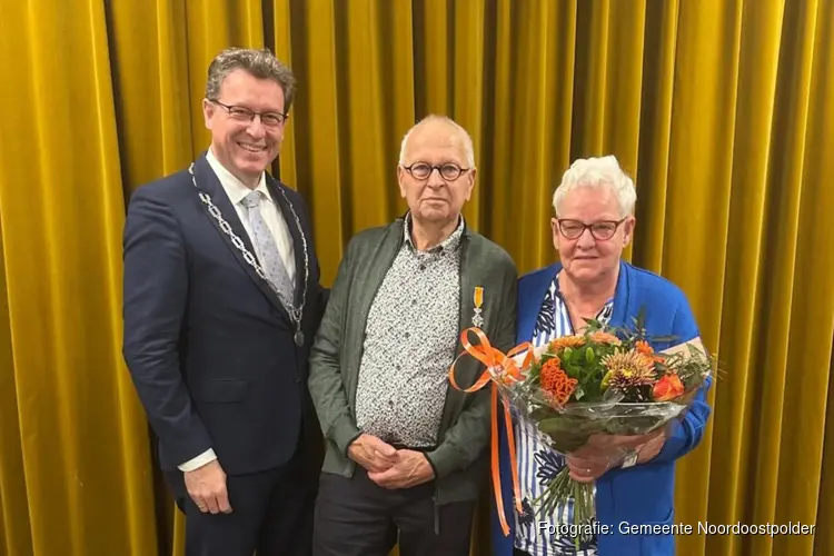 Koninklijke onderscheiding voor de heer Piet Koster uit Kraggenburg